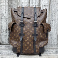 Louis Vuitton Christopher Pm Monogram Macassar Bag