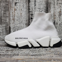 Balenciaga Speed Trainer White Shoes Size 7