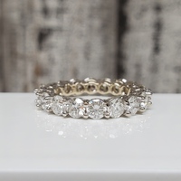 14K Diamond Eternity Band