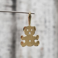 14K Teddy Bear Pendant