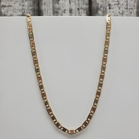 14K Tricolor Valentino Link Necklace