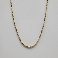 14K Rope Chain Necklace