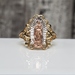 14K TriColor Virgin Mary / Guadalupe Religious Ring