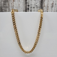 22" 14K Franco Link Necklace