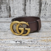 Gucci GG Buckle  Canvas Belt Used Condition Size 44