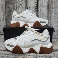 Versace Scualo White Grey Gum  Sneakers + Box Size 45