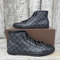 Louis Vuitton Damier Graphite Sneakers + Size EU 11 