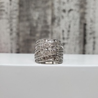 10K Cluster Diamond Ring