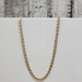 21" 14K Diamond Cut Solid Anchor Link Necklace
