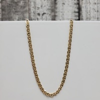 24" 14K Anchor Link Necklace