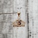 14K TriColor 15 Anos Crown Pendant