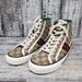 Gucci Tennis 1977 High Top GG + Size 40 + No Box