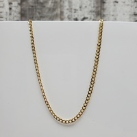 18" 14K Curb Link Necklace