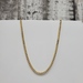 22" 14K Curb Link Necklace