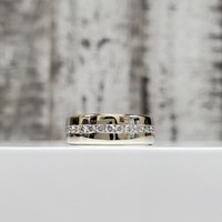 10K Diamond Band Ring