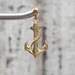 10K Anchor Pendant