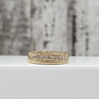 14K Diamond Band Ring