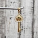 14K Key Heart CZ Pendant