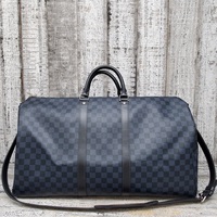 Louis Vuitton Keepall 55 Leather Travel Bag