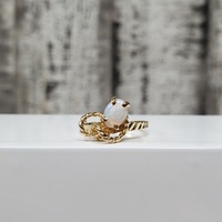 14K Knot Design Ring w/ Oval Opal Ring