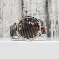 126.4 Gucci G-Timeless Stainless Steel Snake Watch