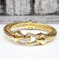 18K Diamond David Yurman Classic Cable Bracelet