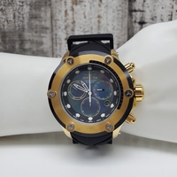 Invicta Subaqua 23929 Gold Tone + Rubber Strap Watch
