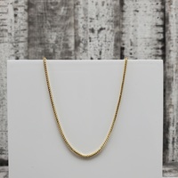 19.75" 10K Franco Link Necklace