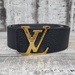 Louis Vuitton Black Reversable Belt Size 40