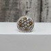 14K Multi Colored Diamonds Circular Shaped Ring