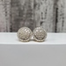 14K Diamond Large Cluster Stud Earrings