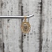 14K TriColor CZ Virgin Mary / Guadalupe Religious Pendant