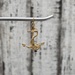 14K Anchor Cross Pendant