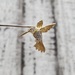 14K Diamond Hummingbird Pin / Broach