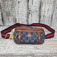 Gucci Supreme Canvas Denim Belt Bag