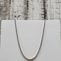 15.75" 10K Franco Link Necklace