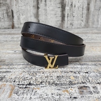 Louis Vuitton Belt Mini 15mm Reversible Belt Size 34 M0431