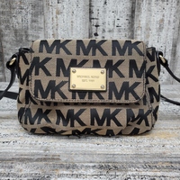 Michael Kors Brown and Black Small Shoulder Bag