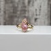 14K Pink CZ Marquise Stone Ring