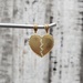 14K Break Apart Heart Double Pendant