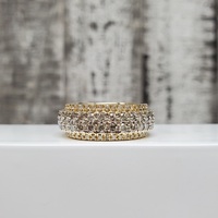 10K Diamond Band Ring