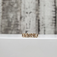 14K .75ctw Brown Diamond Band Ring