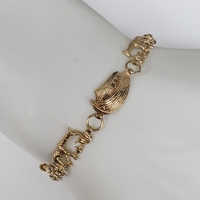 7.25" 10K Noah's Ark Animal Bracelet