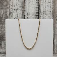 18.75" 14K Rope Chain Necklace