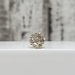 10K Diamond Cluster Single Stud Earrings w/ Screwback