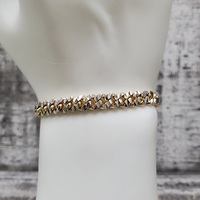 8" 10K Diamond Cut Solid Cuban Link Bracelet