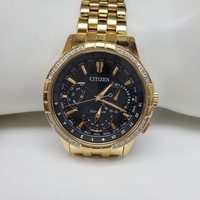 $725 Citizen Eco-Drive Calendrier 44mm Gold Tone Watch