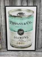 Tiffany and Co Oliver Gal “Priceless Can” Painting 