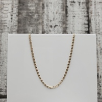 21.85" 14K TriColor Valentino Style Necklace