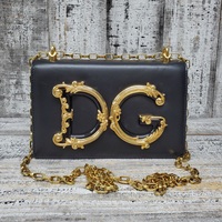 Dolce & Gabbana Baroque Small Leather Crossbody Bag